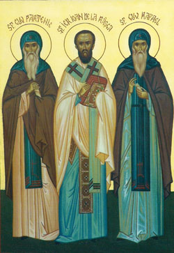 Sfinții Cuvioși Rafail și Partenie de la Agapia Veche și Sfântul Ierarh Ioan de la Râșca și Secu