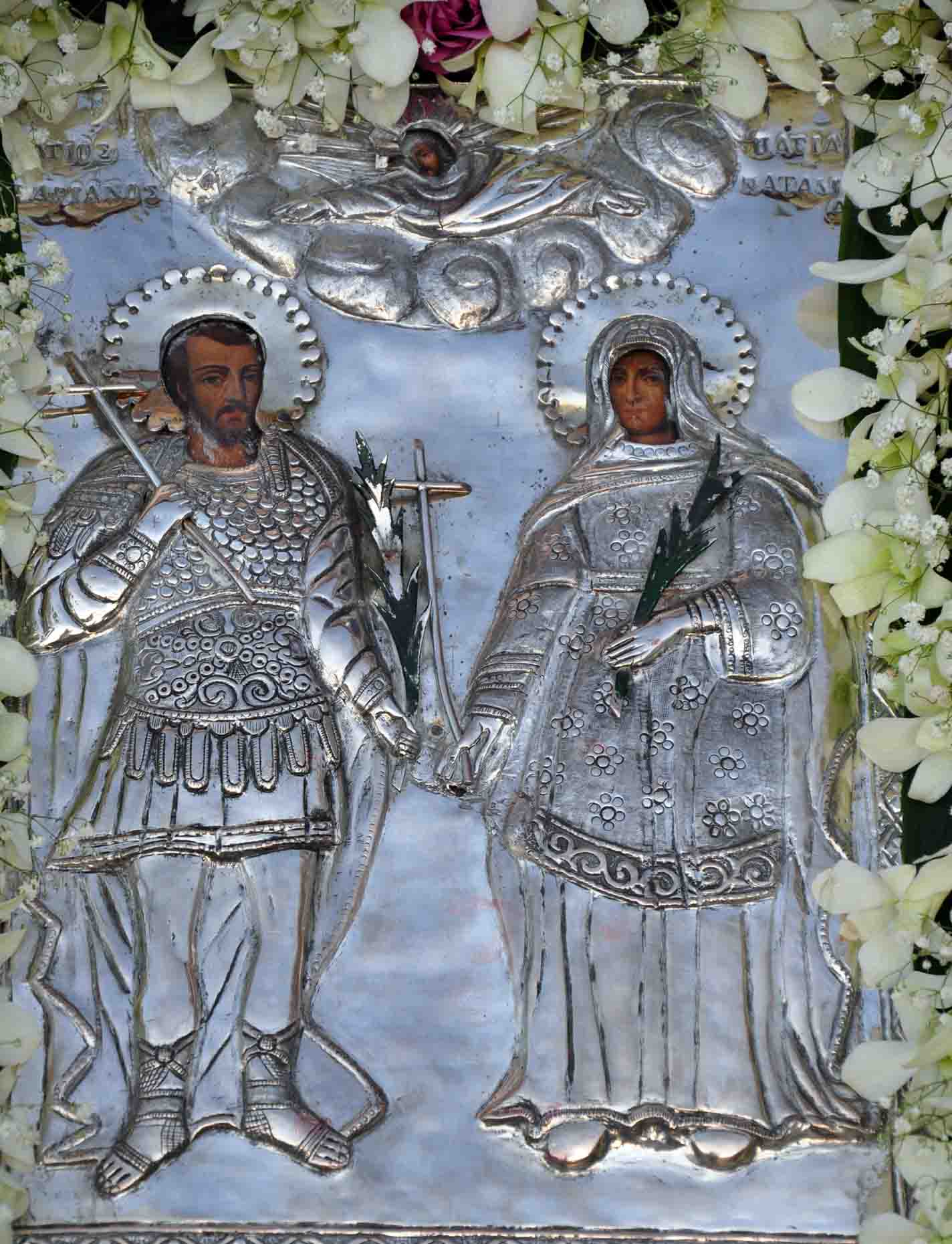 Sfinții Mucenici Adrian și soția sa, Natalia