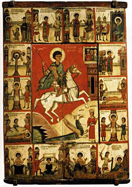 Sfântul Mare Mucenic Gheorghe, Purtătorul de biruință