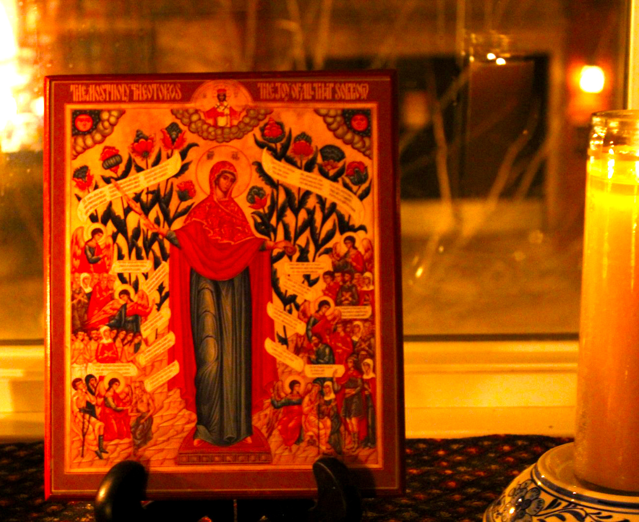 Icoana Maicii Domnului „Bucuria tuturor celor necăjiți”