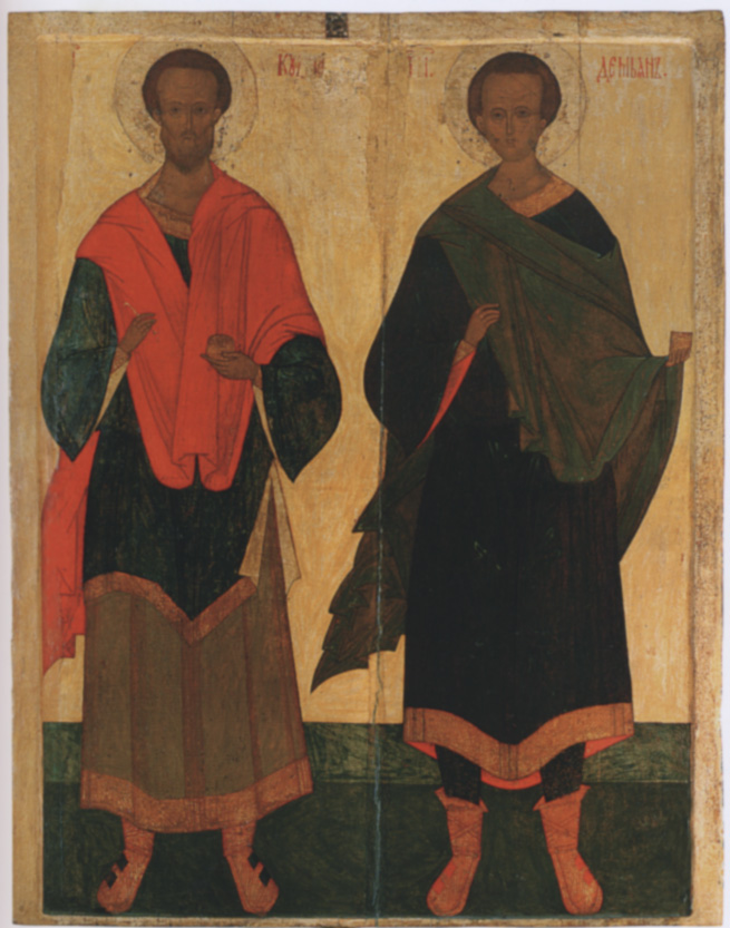 Sfinții Doctori fără de arginți Cosma și Damian