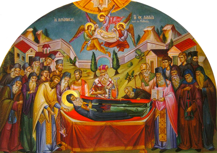 Adormirea Cuviosului David din Evia