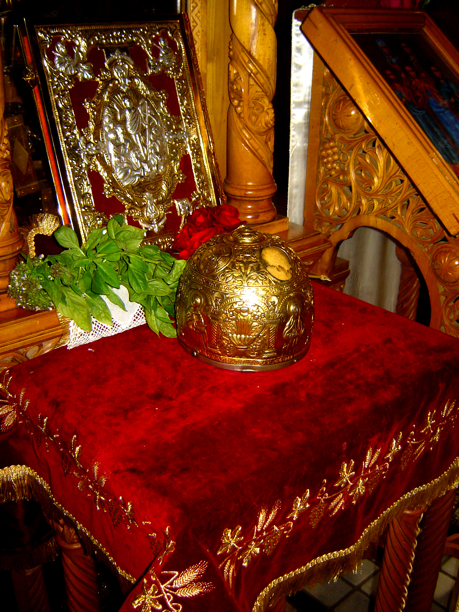 Moaştele Sfântului Cuvios David din Evia