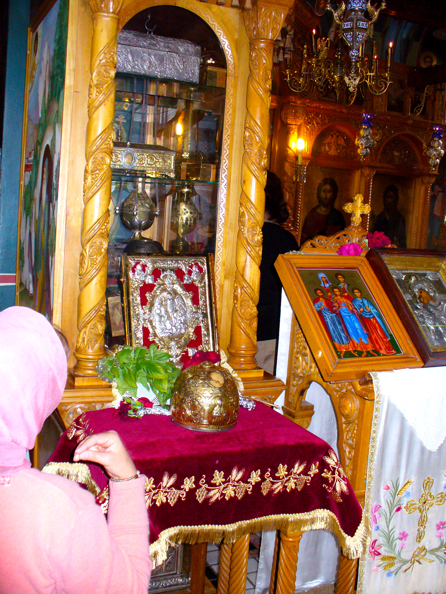 Moaştele Sfântului Cuvios David din Evia