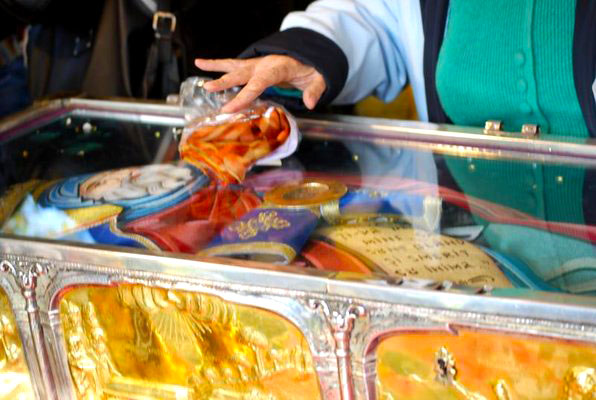 Moaştele Sfântului Cuvios Dimitrie cel Nou