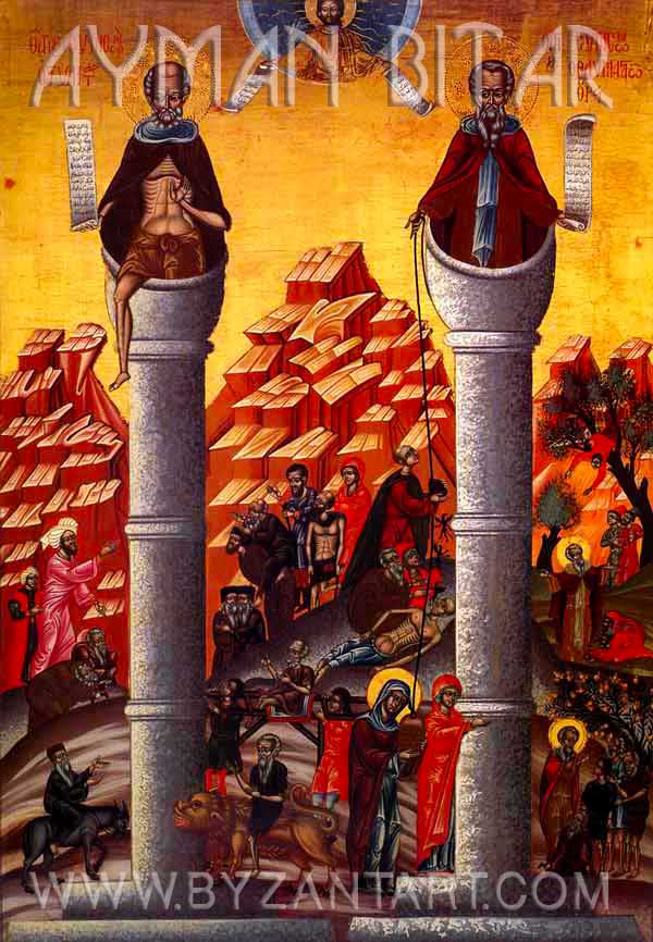 Sfântul Simeon cel Bătrân și Simeon cel tânăr din Muntele Minunat