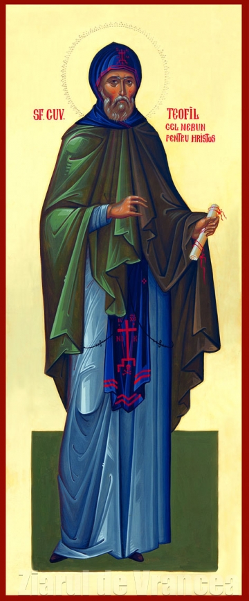 Sfântul Cuvios Teofil cel Nebun pentru Hristos