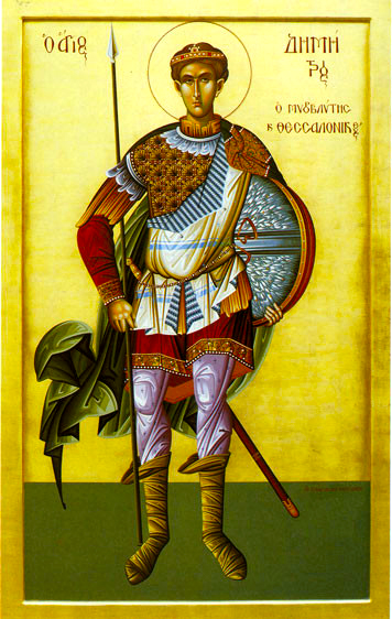 Sfântul Mare Mucenic Dimitrie, Izvorâtorul de mir