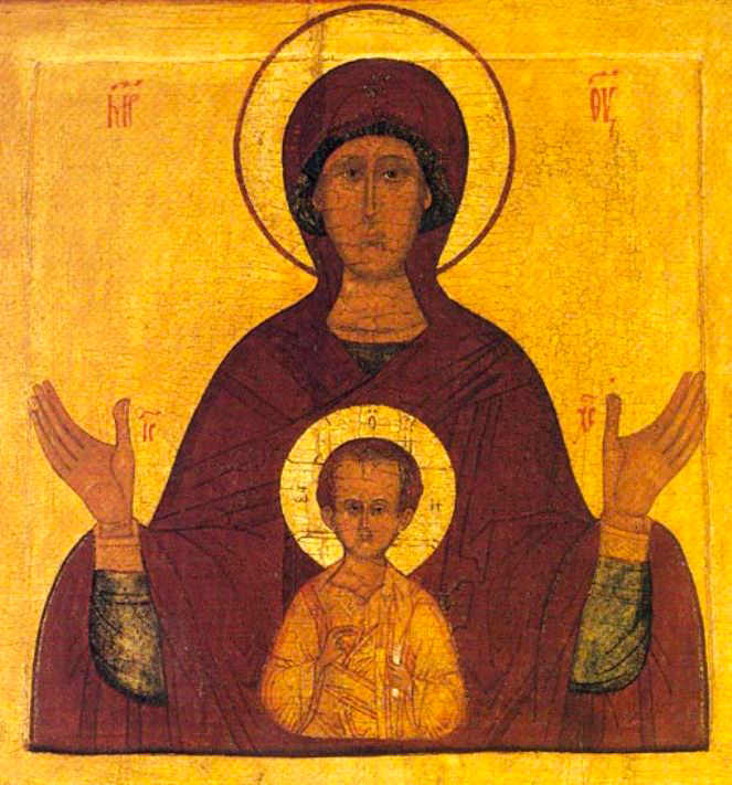 Icoana Maicii Domnului „a Semnului” din Novgorod