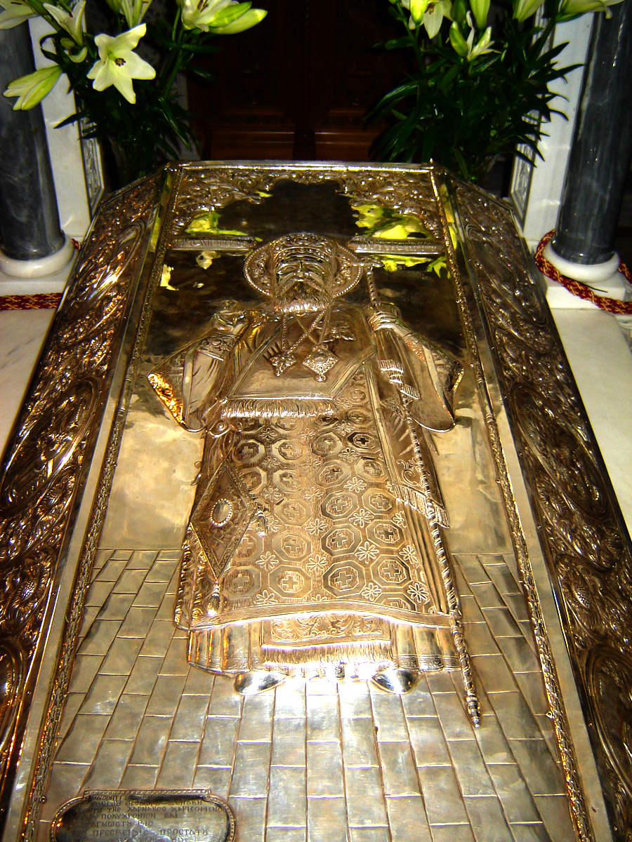 Moaştele Sfântului Ierarh Nectarie de Eghina