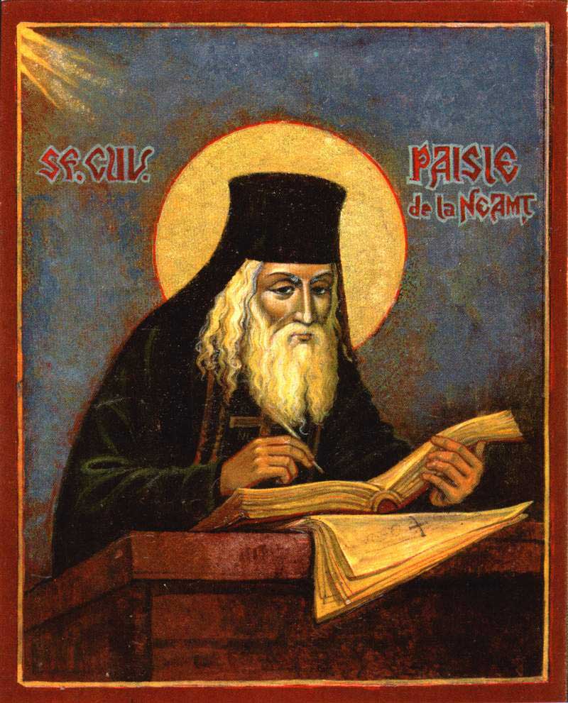 Sfântul Cuvios Paisie de la Neamț