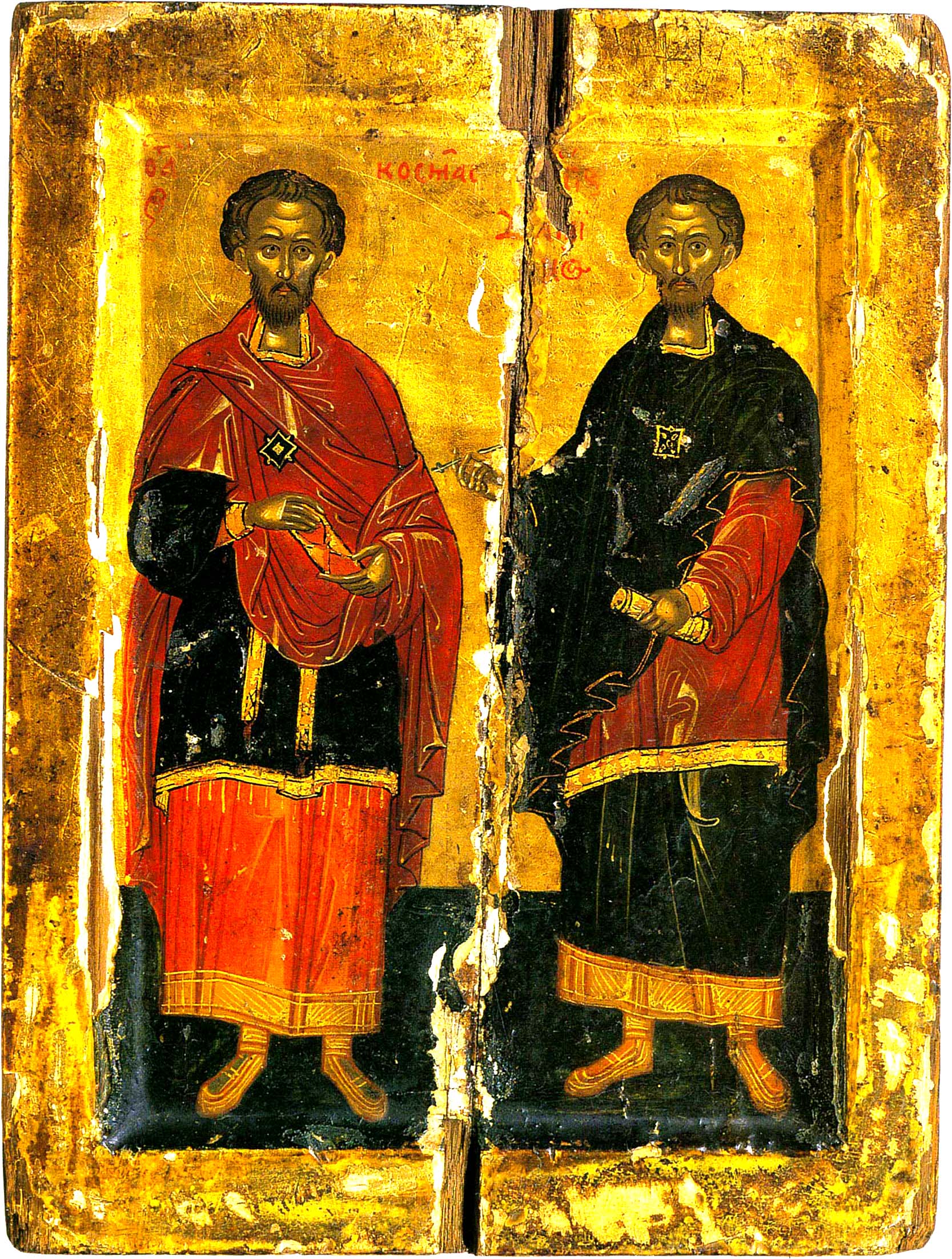 Sfinții Doctori fără de arginți Cosma și Damian