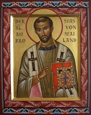 Sfântul Ierarh Ambrozie, Episcopul Mediolanului