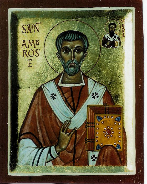 Sfântul Ierarh Ambrozie, Episcopul Mediolanului