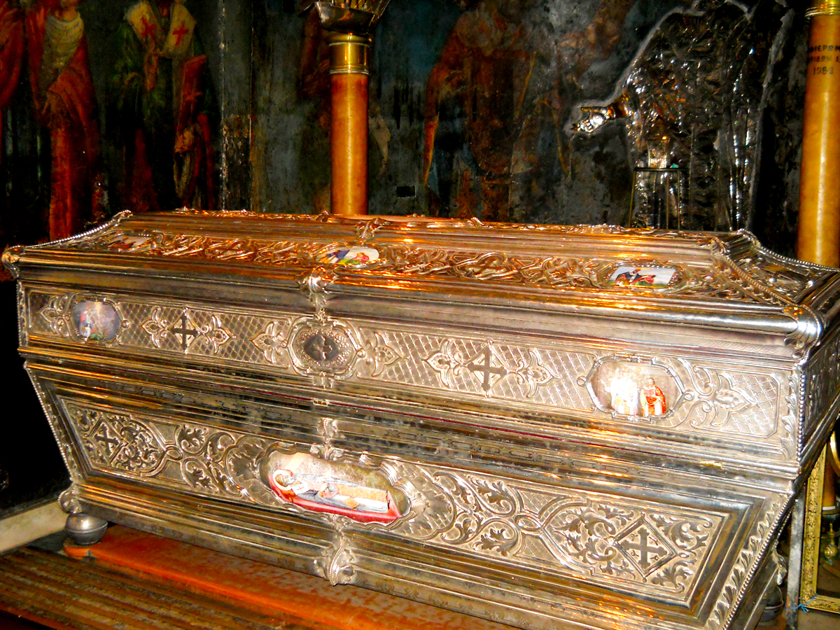 Moaştele Sfântului Ierarh Spiridon