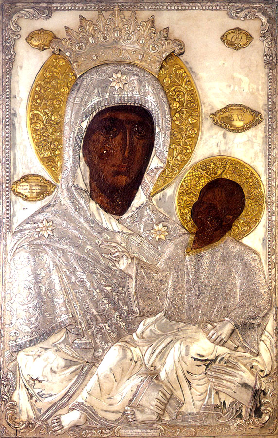 Icoana Maicii Domnului „Înjunghiata” (Esfagmeni) de la Vatoped