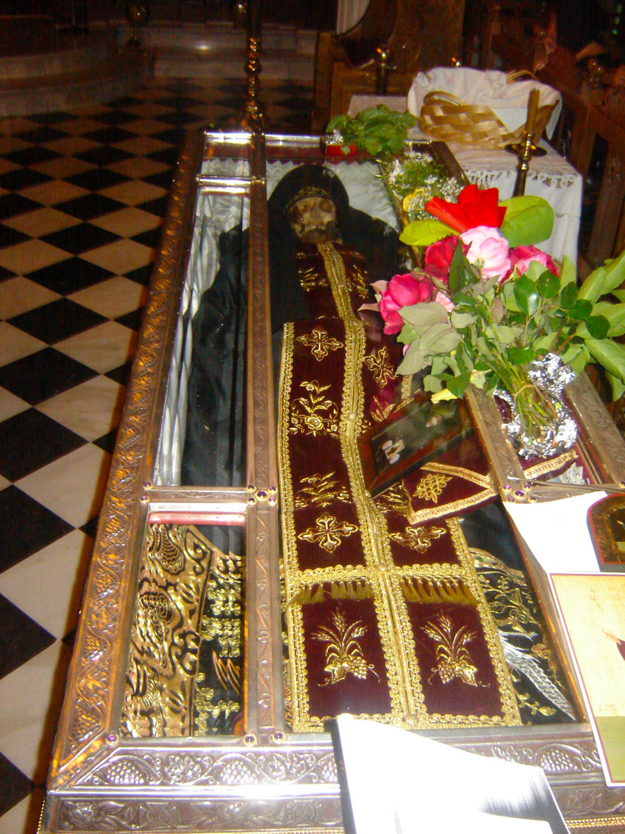 Moaştele Sfântului Mucenic Efrem cel Nou -  Nea Makri, Grecia