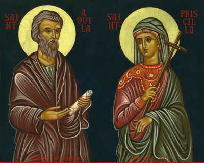 Sfinți Apostoli și Mucenici Acvila și soția sa, Priscila Sfinți Apostoli și Mucenici Acvila și soția sa, Priscila