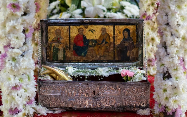 Moaştele Sfântului Sfințit Mucenic Policarp, Episcopul Smirnei Moaştele Sfântului Sfințit Mucenic Policarp, Episcopul Smirnei