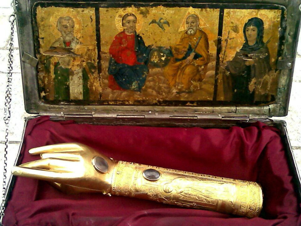 Moaştele Sfântului Sfințit Mucenic Policarp, Episcopul Smirnei