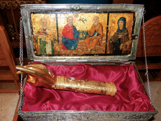 Moaştele Sfântului Sfințit Mucenic Policarp, Episcopul Smirnei Moaştele Sfântului Sfințit Mucenic Policarp, Episcopul Smirnei