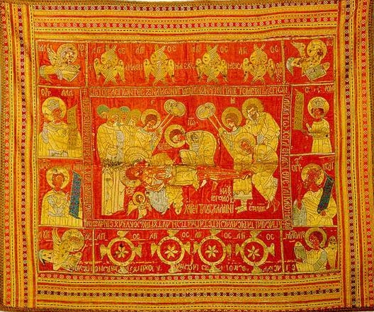 Epitaf - 1613-1614, Mănăstirea Dohiaru, Sfântul Munte Athos Epitaf - 1613-1614, Mănăstirea Dohiaru, Sfântul Munte Athos