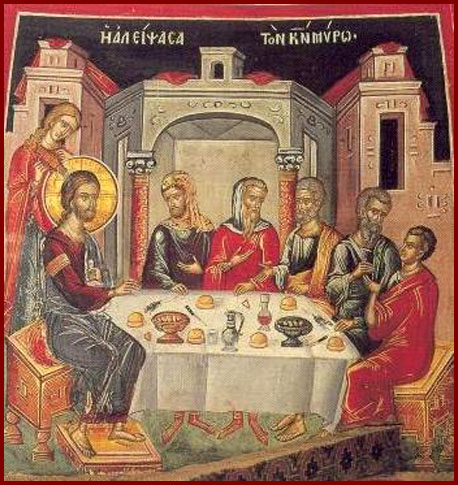 Sfânta și Marea zi Miercuri - femeia cea păcătoasă care a uns cu mir pe Domnul