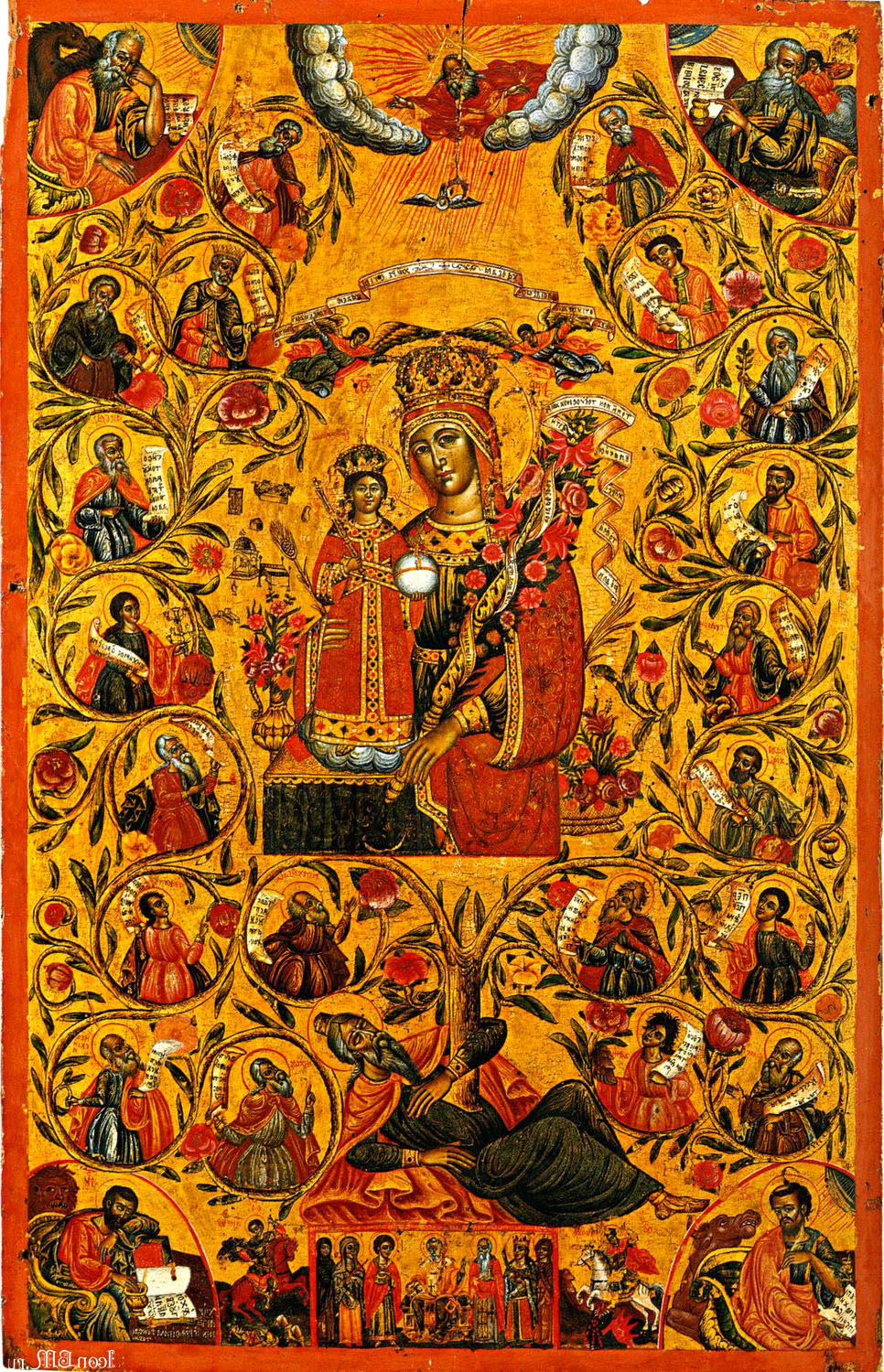 Icoana Maicii Domnului „Floarea nepieritoare”