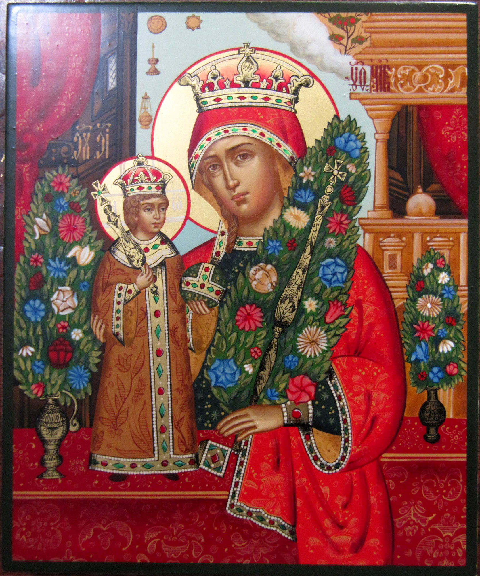 Icoana Maicii Domnului „Floarea nepieritoare”