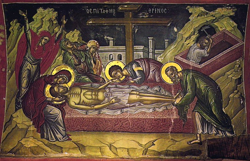 Sfânta și Marea Sâmbătă - Punerea în mormânt