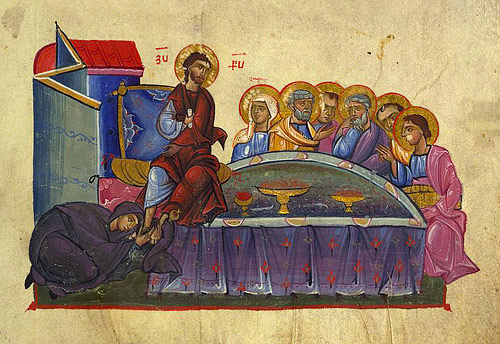 Sfânta și Marea zi Miercuri - femeia cea păcătoasă care a uns cu mir pe Domnul