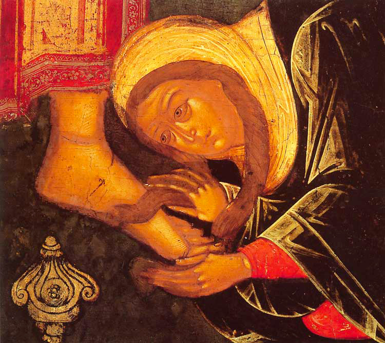 Sfânta și Marea zi Miercuri - femeia cea păcătoasă care a uns cu mir pe Domnul