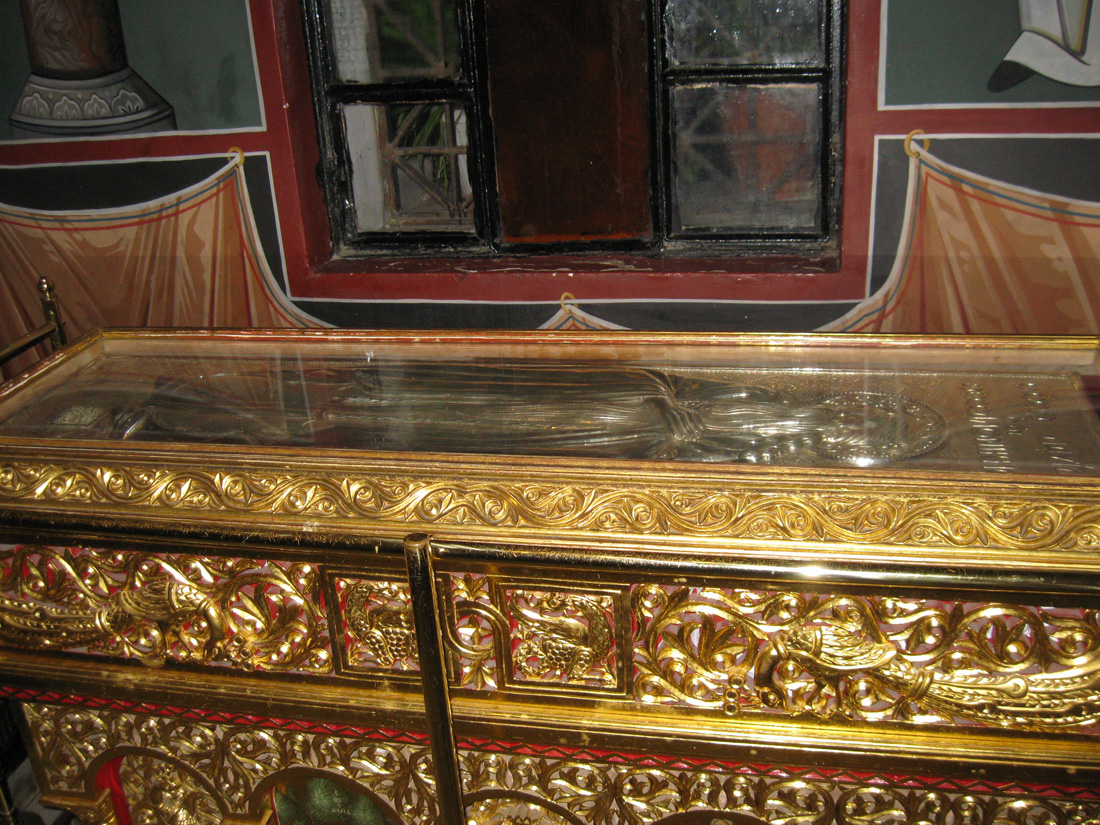 Racla cu Moaștele Sfântului Cuvios David din Tesalonic