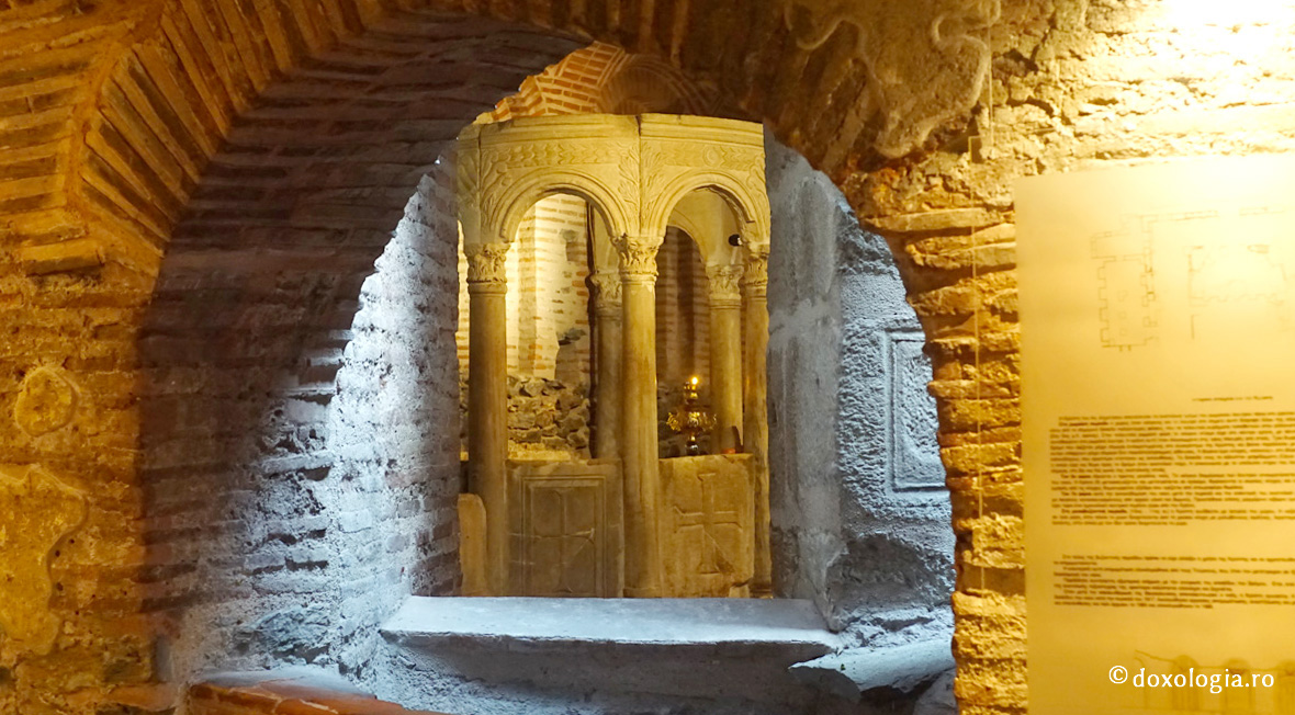(Foto) Locul martiriului Sfântului Mare Mucenic Dimitrie - Catacombele Bisericii Sfântul Dimitrie, Tesalonic, Grecia