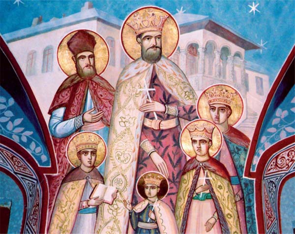 Sfinții Martiri Brâncoveni, Constantin Vodă cu cei patru fii ai săi: Constantin, Ștefan, Radu, Matei, și sfetnicul Ianache