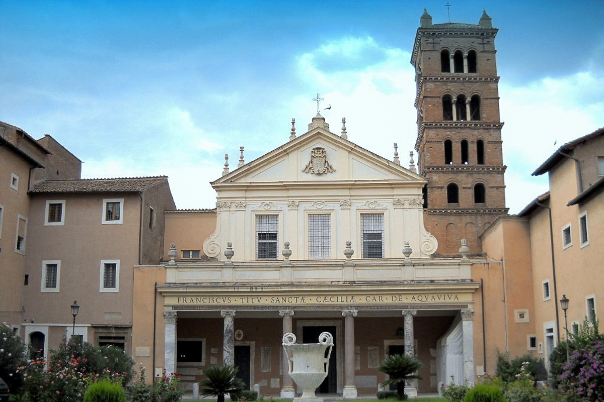 (Foto) Biserica Sfânta Cecilia în Trastevere, Roma