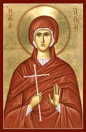 Sfânta Muceniţă Agnia