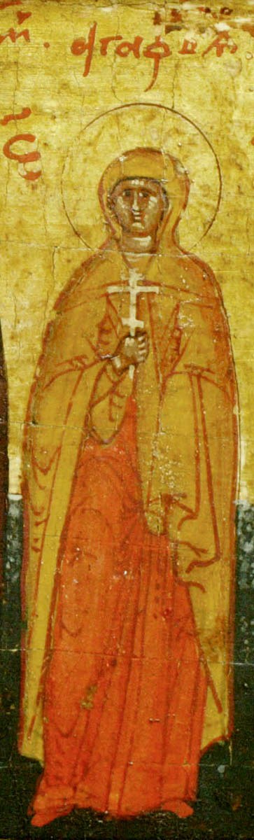 Icoană aflată în Mineiul pe luna ianuarie de la începutul veacului al XVII-lea