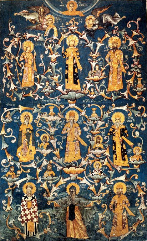 Sfântul Simeon, izvorâtorul de mir - împreună cu urmaşii săi