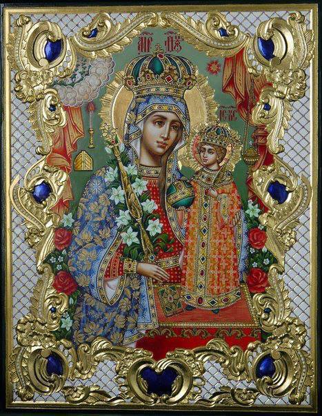 Icoana Maicii Domnului „Floarea nepieritoare”