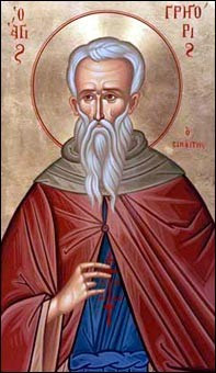 Sfântul Cuvios Grigorie Sinaitul