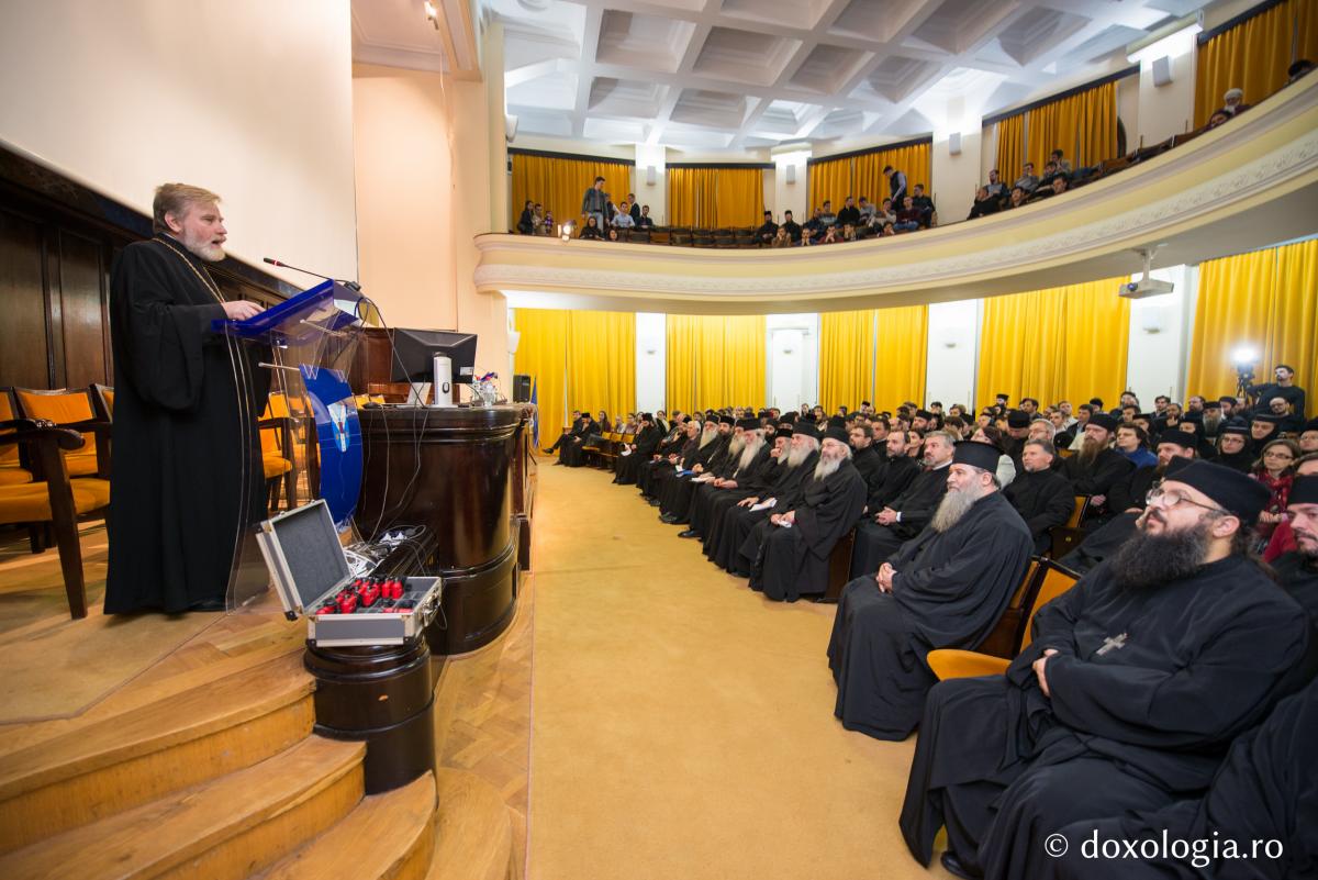 Deschiderea Simpozionului în Aula ”Mihai Eminescu” a Universității Al.I. Cuza din Iași (Foto: Silviu Cluci)