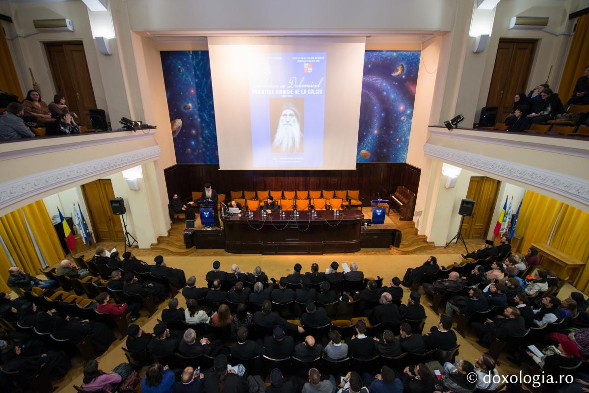 Deschiderea Simpozionului în Aula ”Mihai Eminescu” a Universității Al.I. Cuza din Iași (Foto: Silviu Cluci)