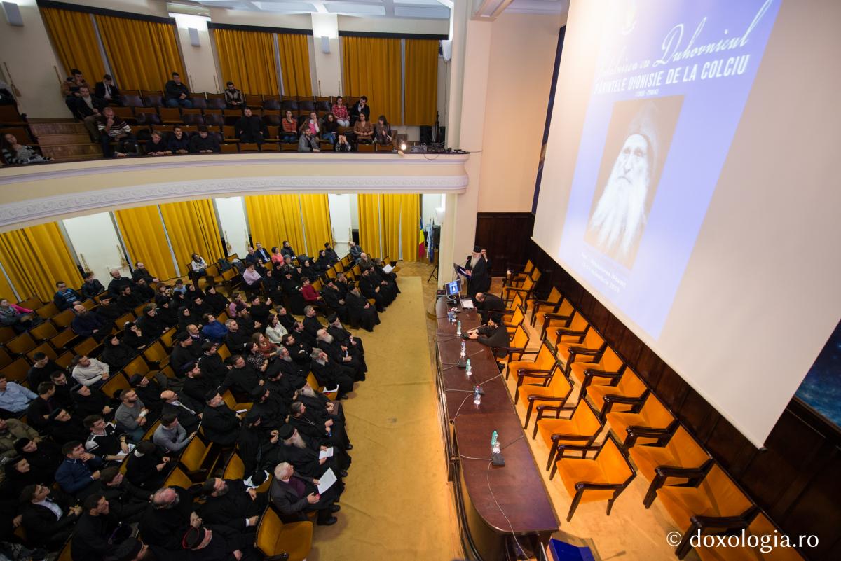 Deschiderea Simpozionului în Aula ”Mihai Eminescu” a Universității Al.I. Cuza din Iași (Foto: Silviu Cluci)