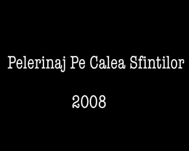 Pelerinaj “Calea Sfinților” (2008)