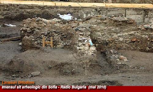 Biserica Sf. Constantin cel Mare și Palatul de Vară, descoperite în aceste zile în Sofia - Bulgaria