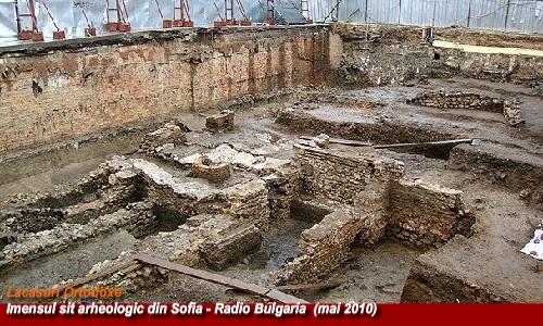 Biserica Sf. Constantin cel Mare și Palatul de Vară, descoperite în aceste zile în Sofia - Bulgaria