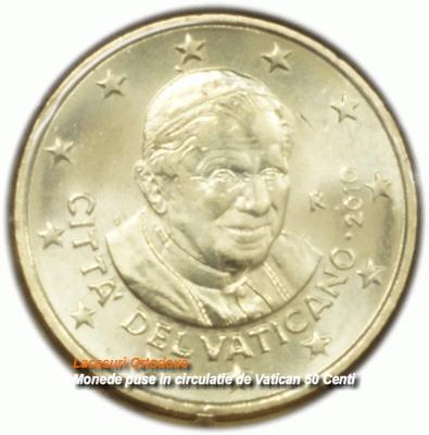 Vaticanul constrâns să pună în circulatie o parte din monedele euro proprii