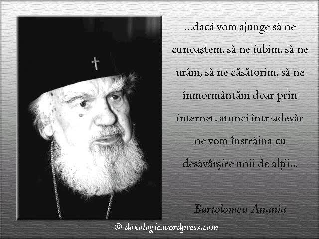 (Audio) Înaltpreasfințitul Bartolomeu Anania – Despre Internet