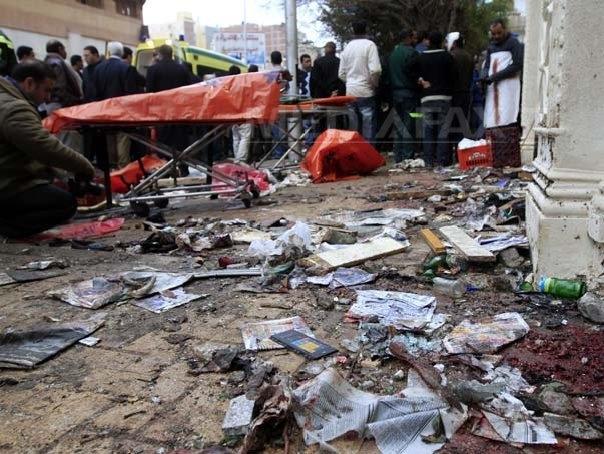21 de morți și 79 de răniți într-un atentat în fața unei biserici din Alexandria